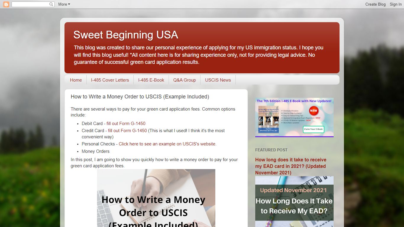 How to Write a Money Order to USCIS (Example Included)